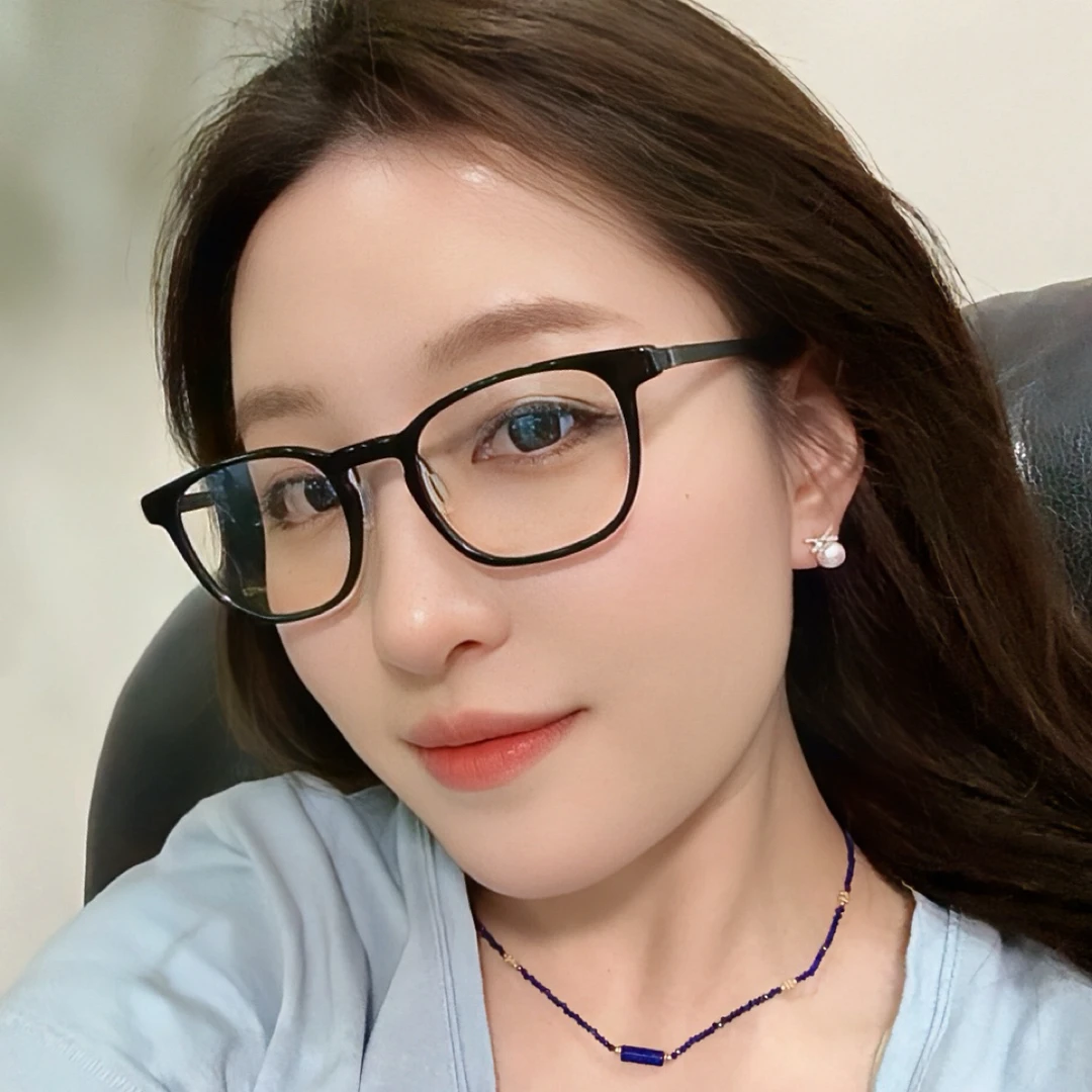 镜框黑色时尚复古超轻眼镜架