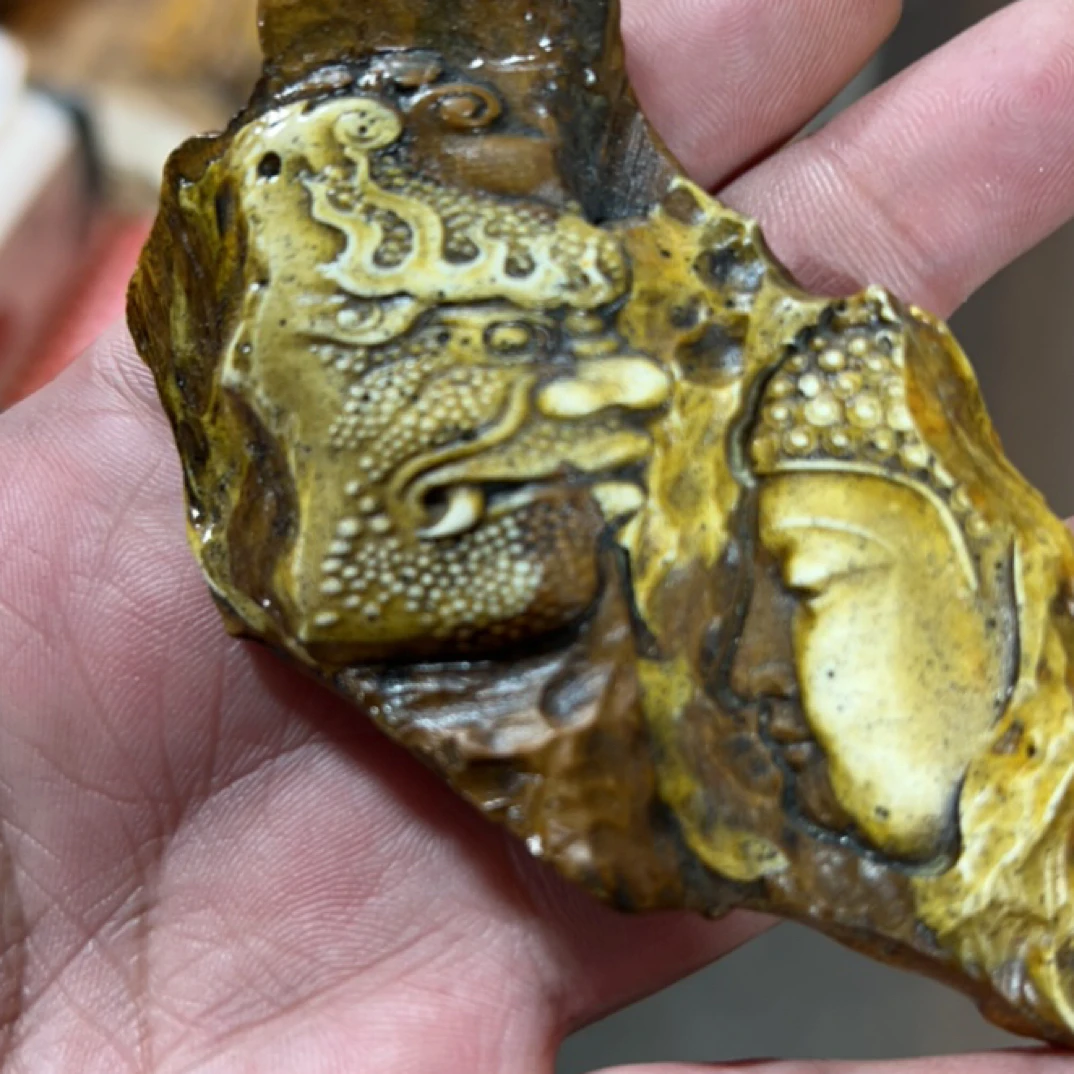 泥塑一念之间摆件
