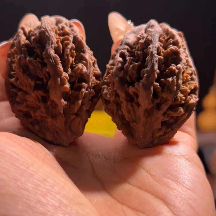 吊坠文玩核桃核桃16七彩