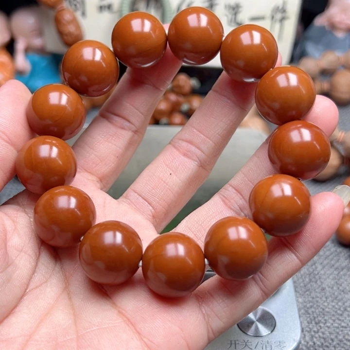 十***旬橄榄核手串1.75精品小孔