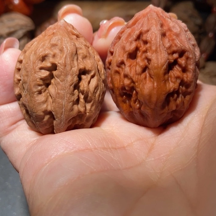 把件文玩核桃东北楸子小雪200