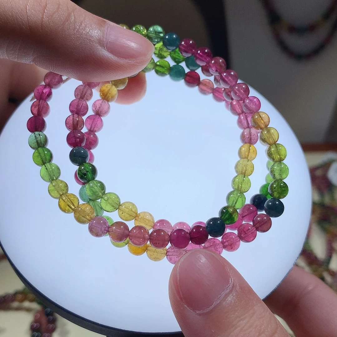 碧玺手串未镶嵌碧玺