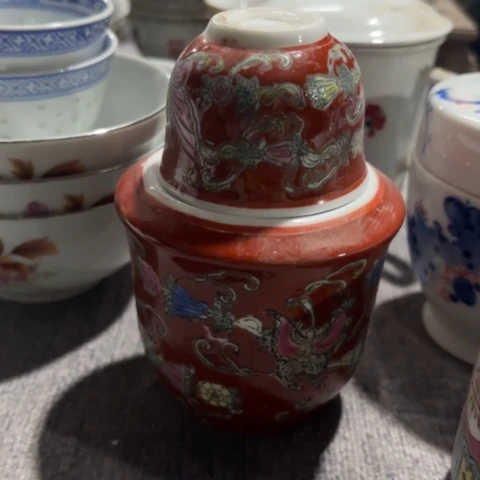 杯心***念景德镇陶瓷瓷器