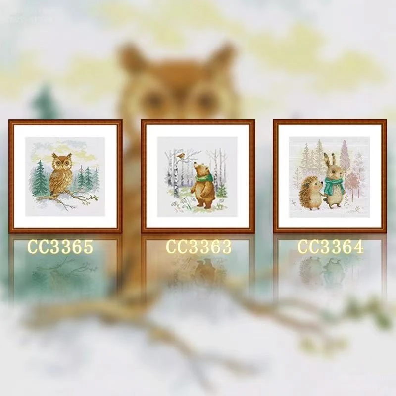 【CC-冬日系列】十字绣2025新款小件线绣客厅餐厅简单新手