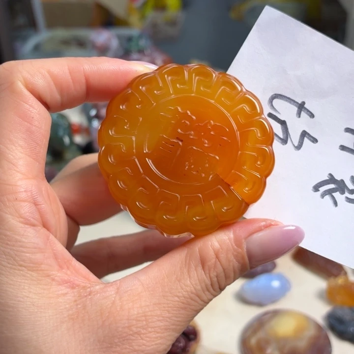 玛瑙/玉髓未镶嵌吊坠(不含链)