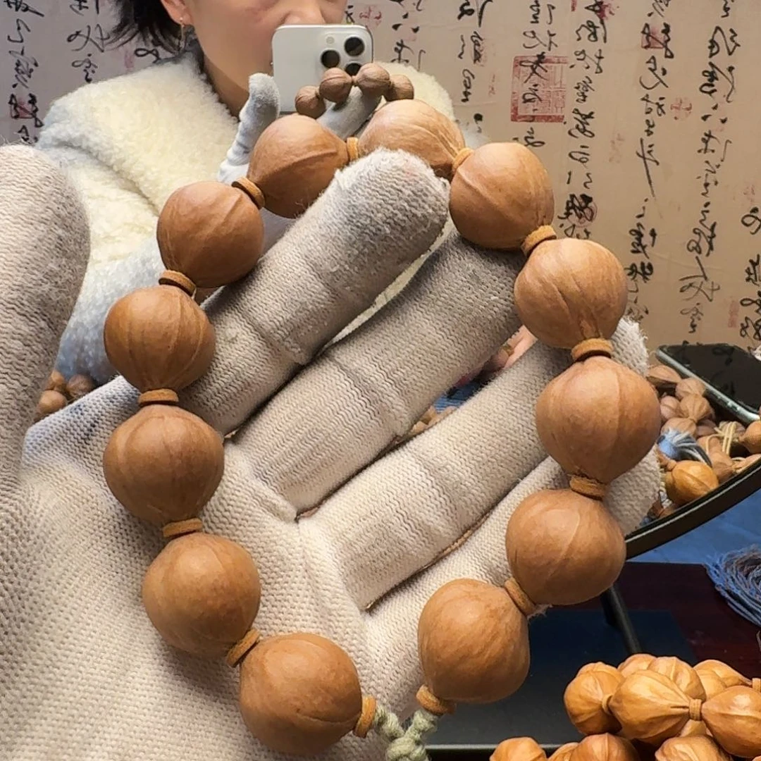 展***翅橄榄核手串梅林小圆