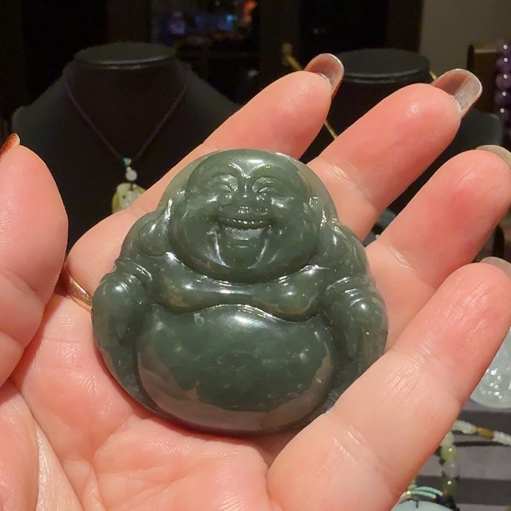 和田玉（青玉）未镶嵌把件