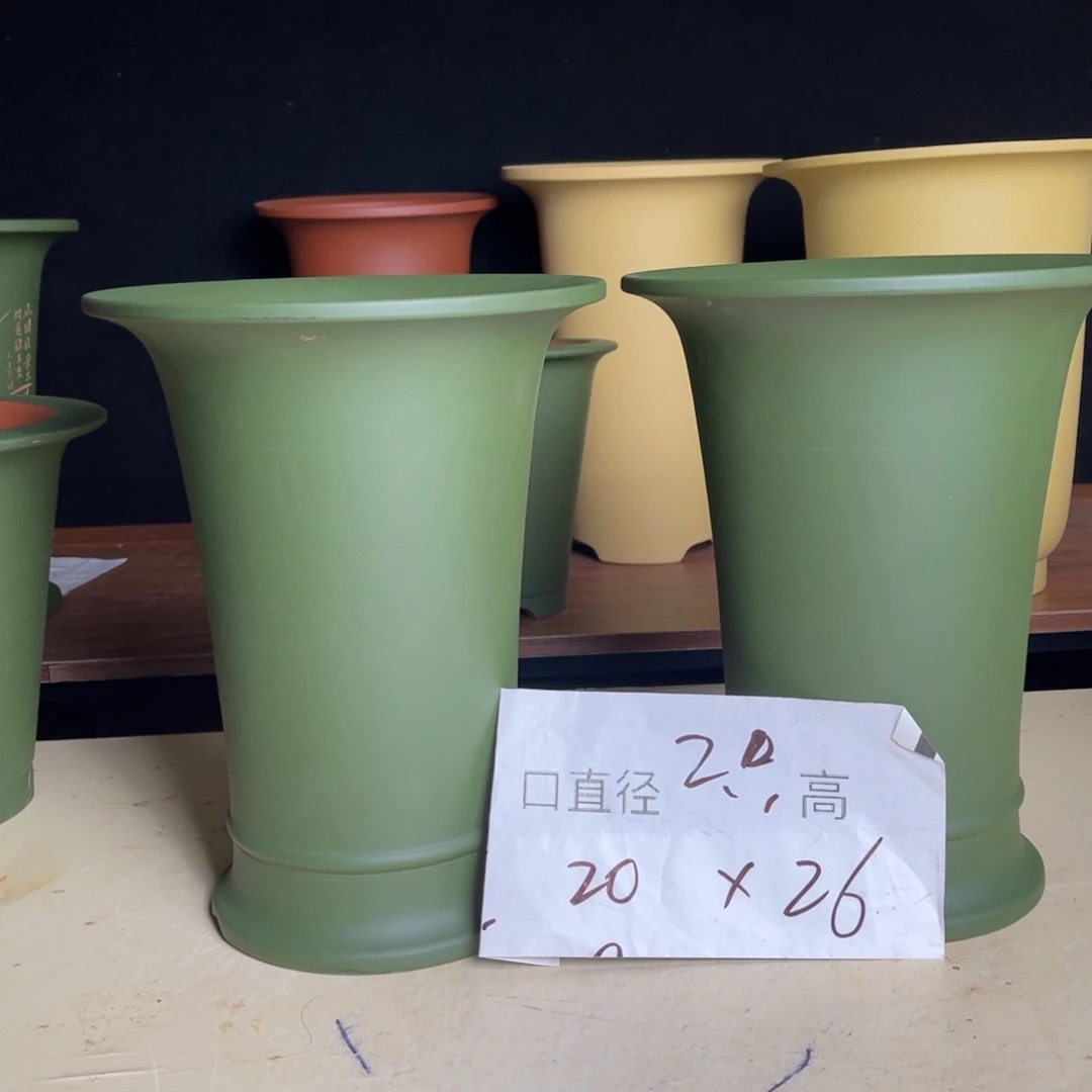 宜兴原矿紫砂花盆