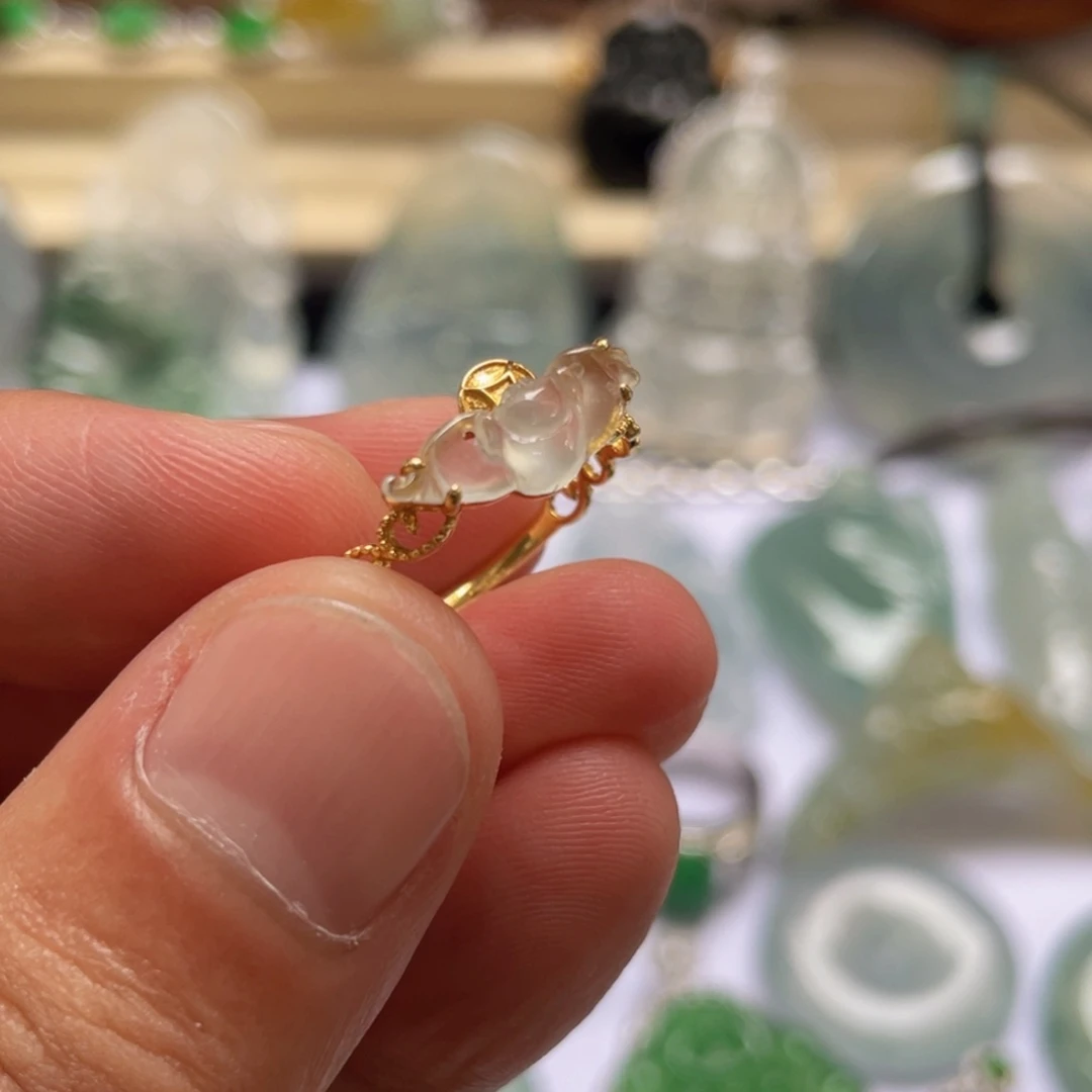 定制翡翠未镶嵌天然缅甸翡翠a货