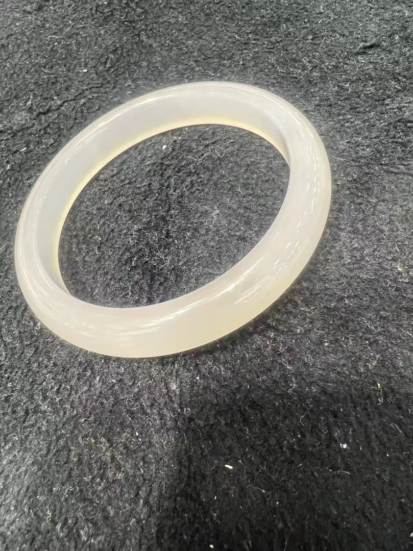 非金属莫桑石手镯 【易品珠宝】“白月光”手镯