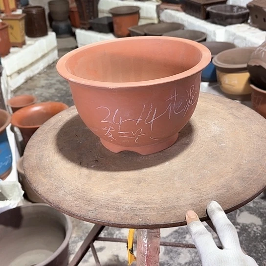 紫砂花盆源头工厂清仓处理9号