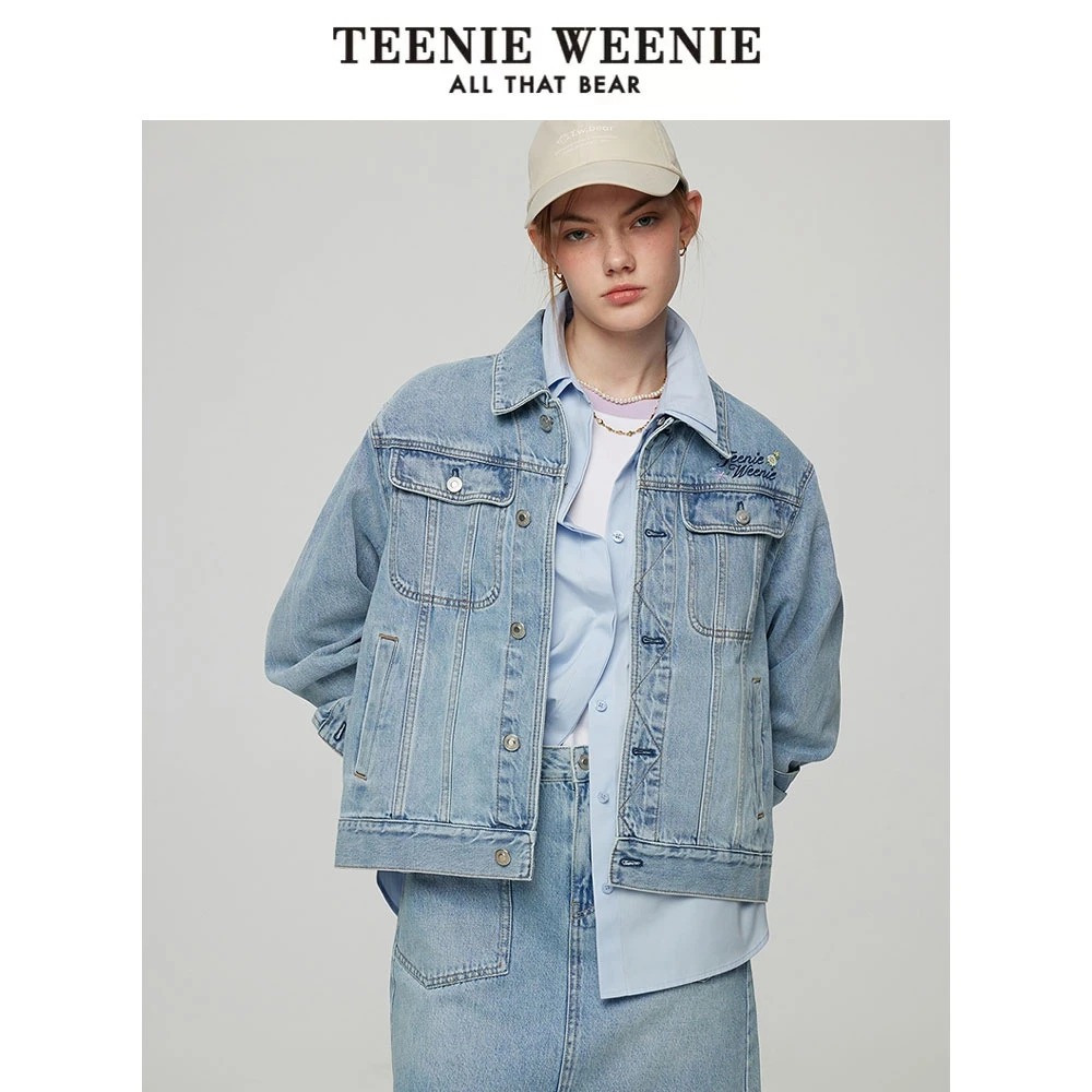 【赵老板专属】TeenieWeenie小熊女外套25休闲学院时尚牛仔上衣0071