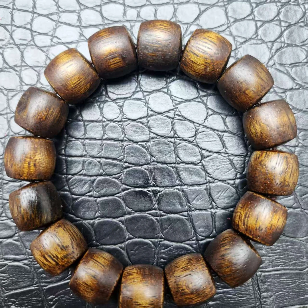 [小胖文玩] 沉香木串（多样性发其一）W28