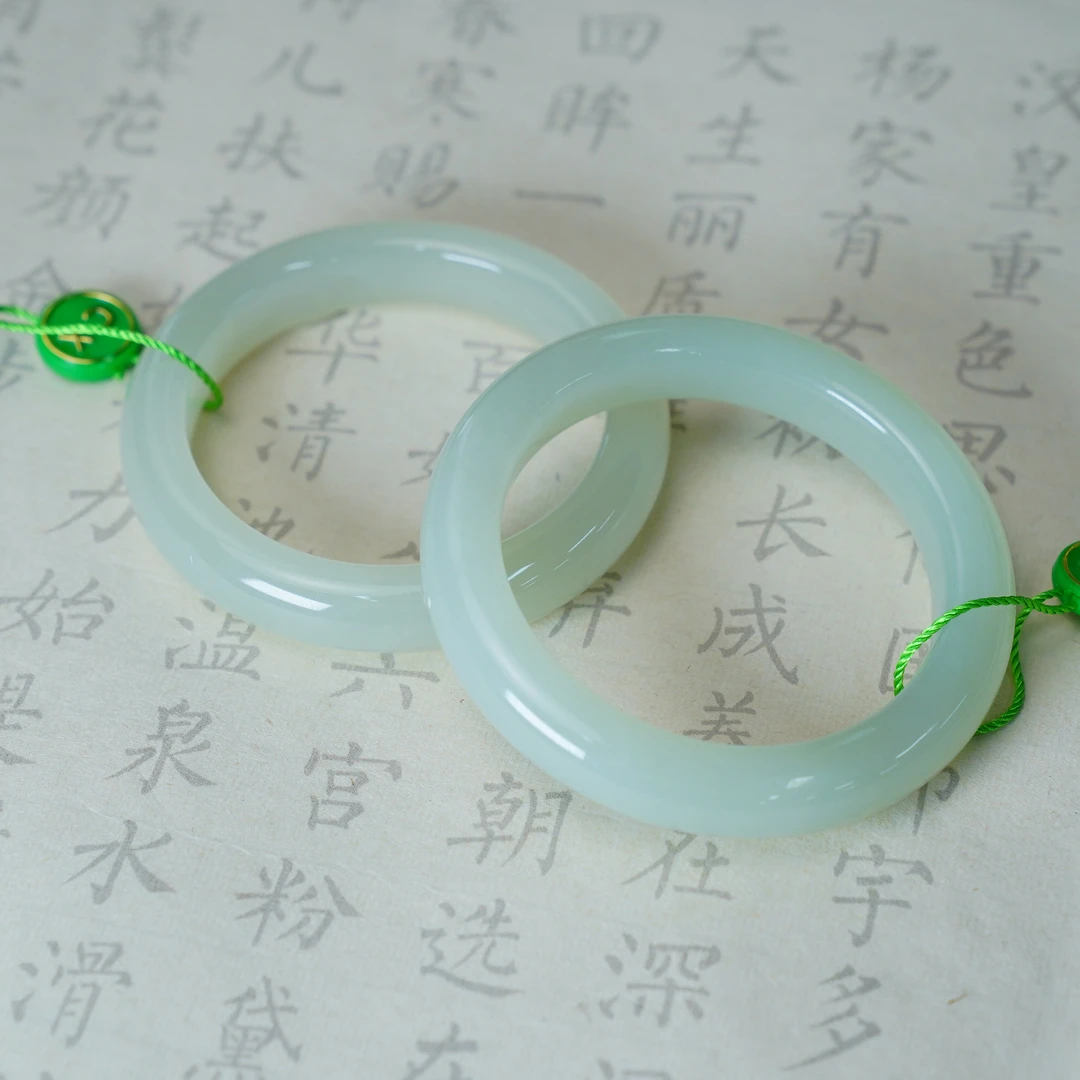 【睿泽赏宝】和田玉蜂蜜水手镯多样性发一(51-60#)12*9 KV0010580