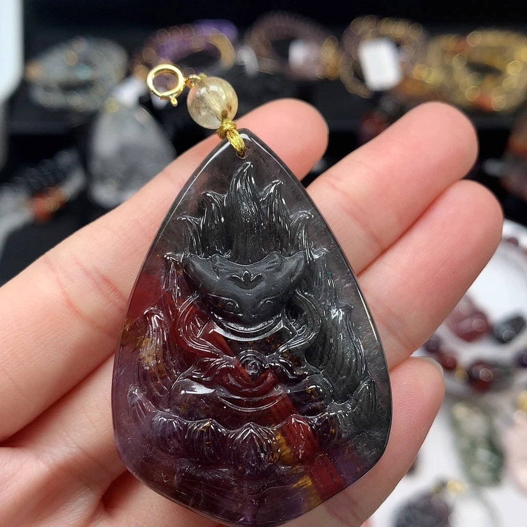 水晶未镶嵌颈饰极光23狐帝