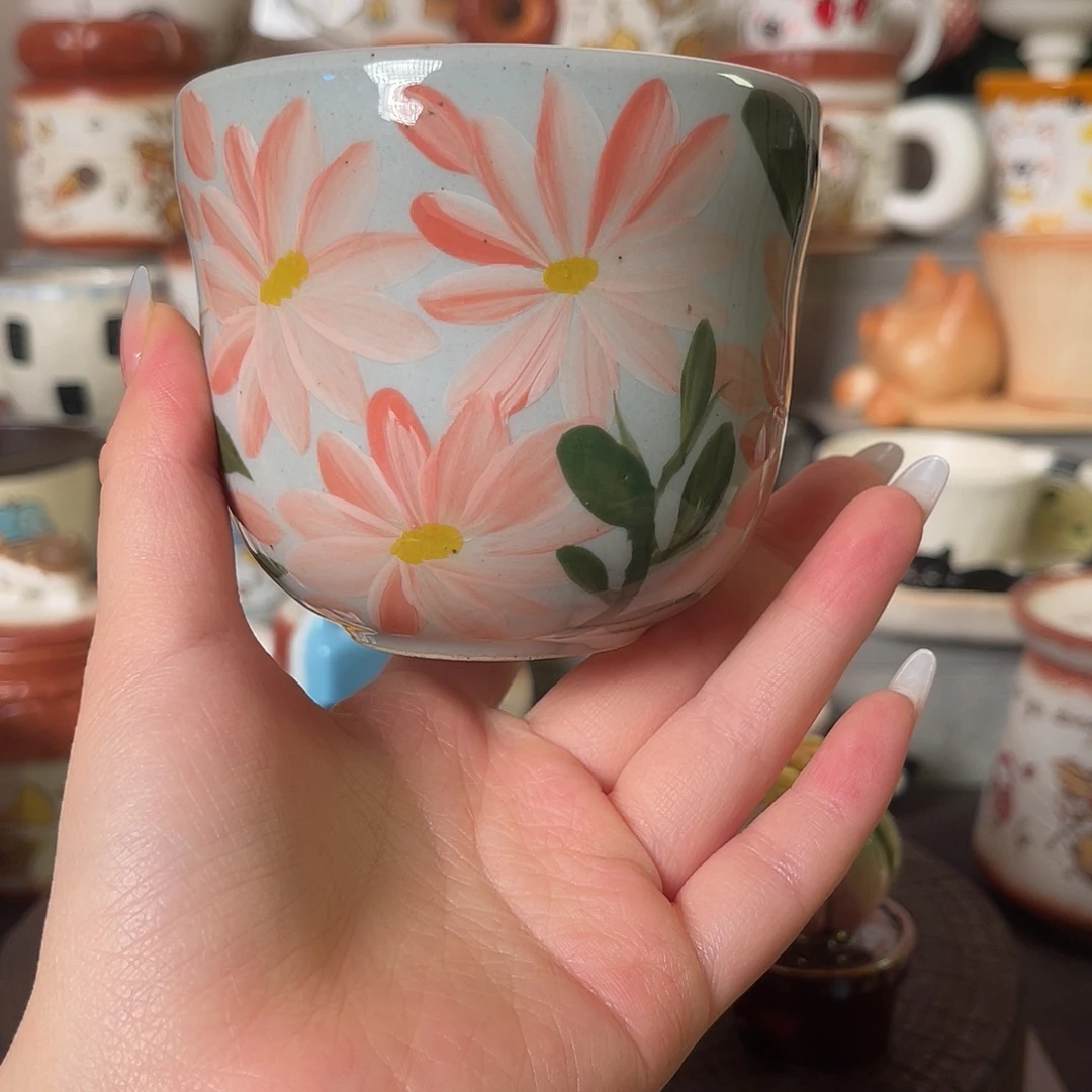 景德镇陶瓷可爱手绘杯