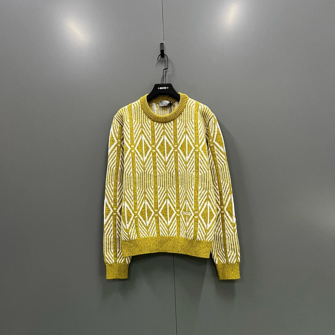 未使用 DIOR/迪奥 纯色CD针织毛衣 XS码*3 S码*1 M码*2 L码*2 XL