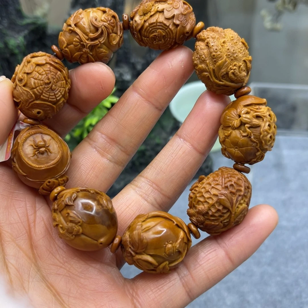 吊坠橄榄核把把壶手串