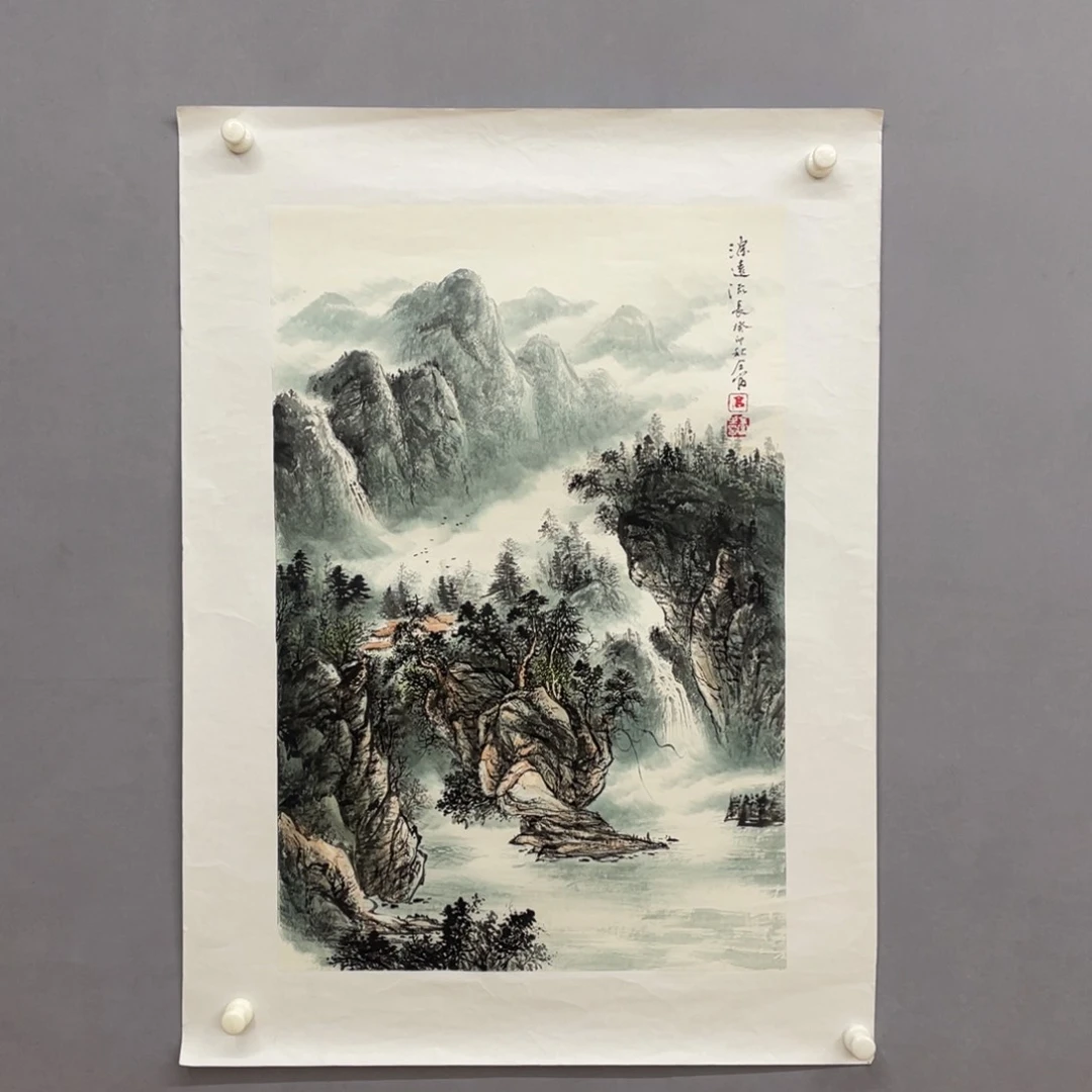 国画艺术家真人手绘