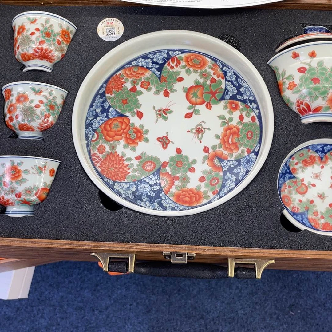 陶景德陶瓷盖碗茶具