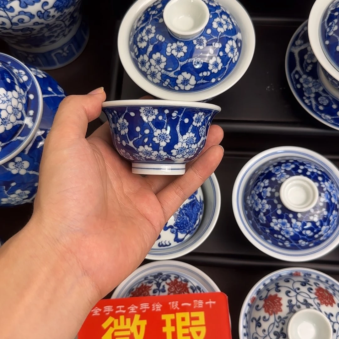 Y****全手绘景德镇陶瓷艺术茶具