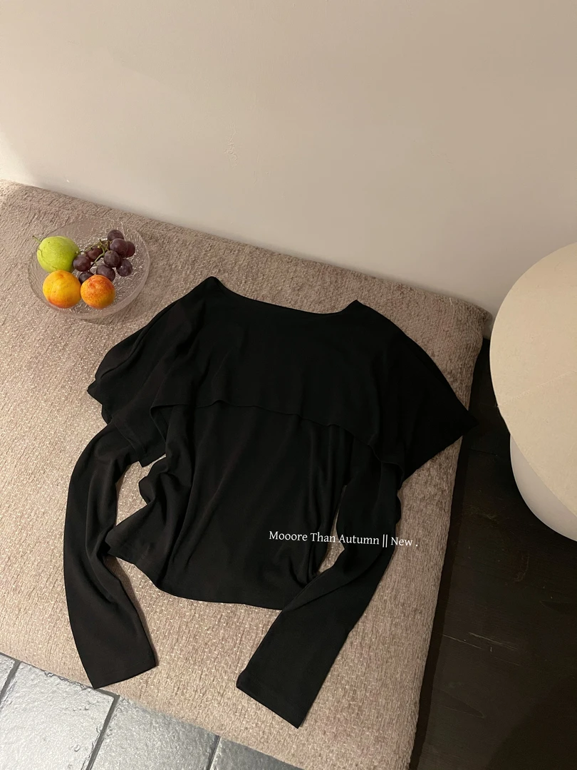 Mooore Than (新品）设计感小众洋气披肩斗篷上衣