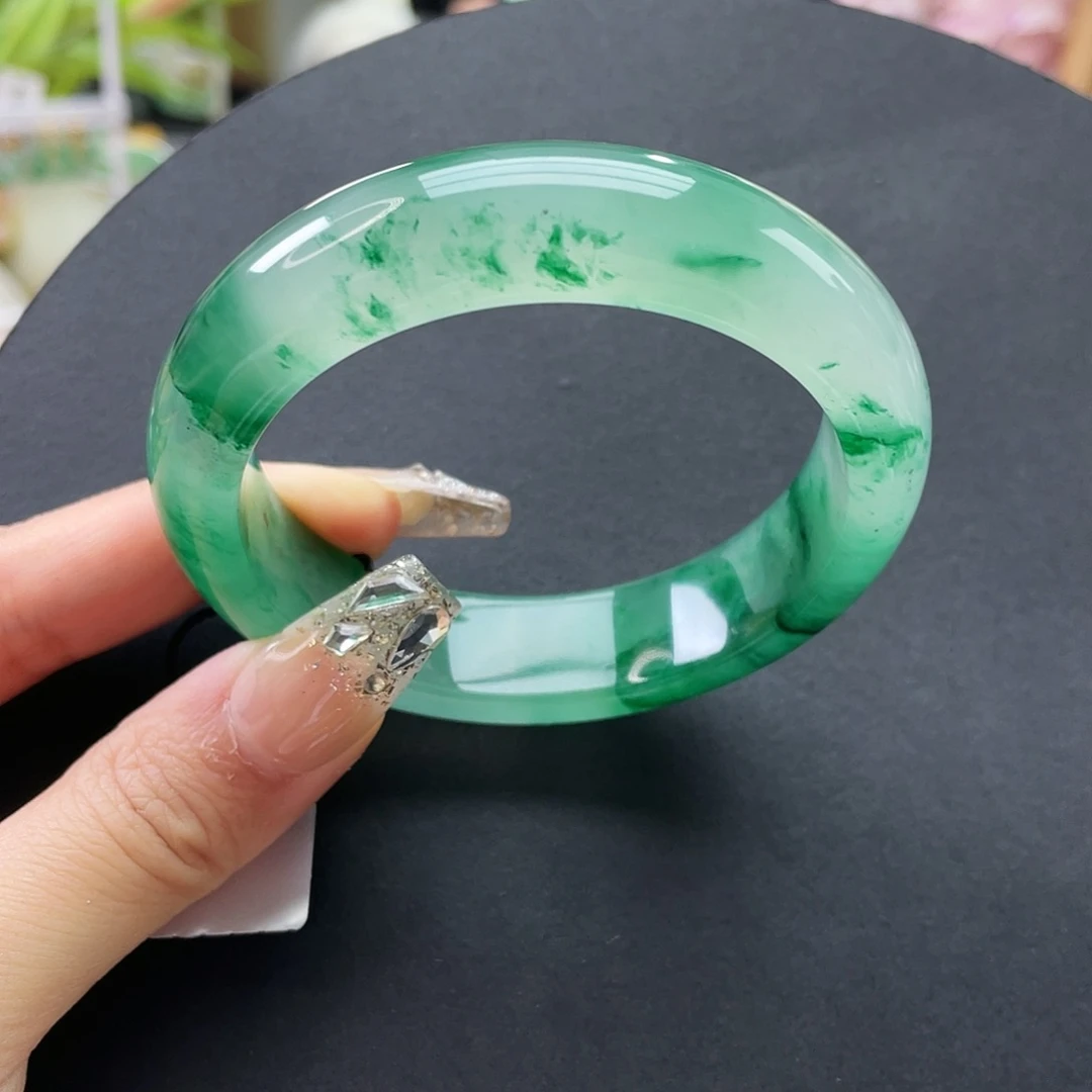 石英质玉未镶嵌手镯57.5