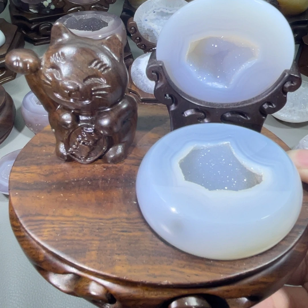 水晶大型摆件（非配饰）未镶嵌聚宝盆