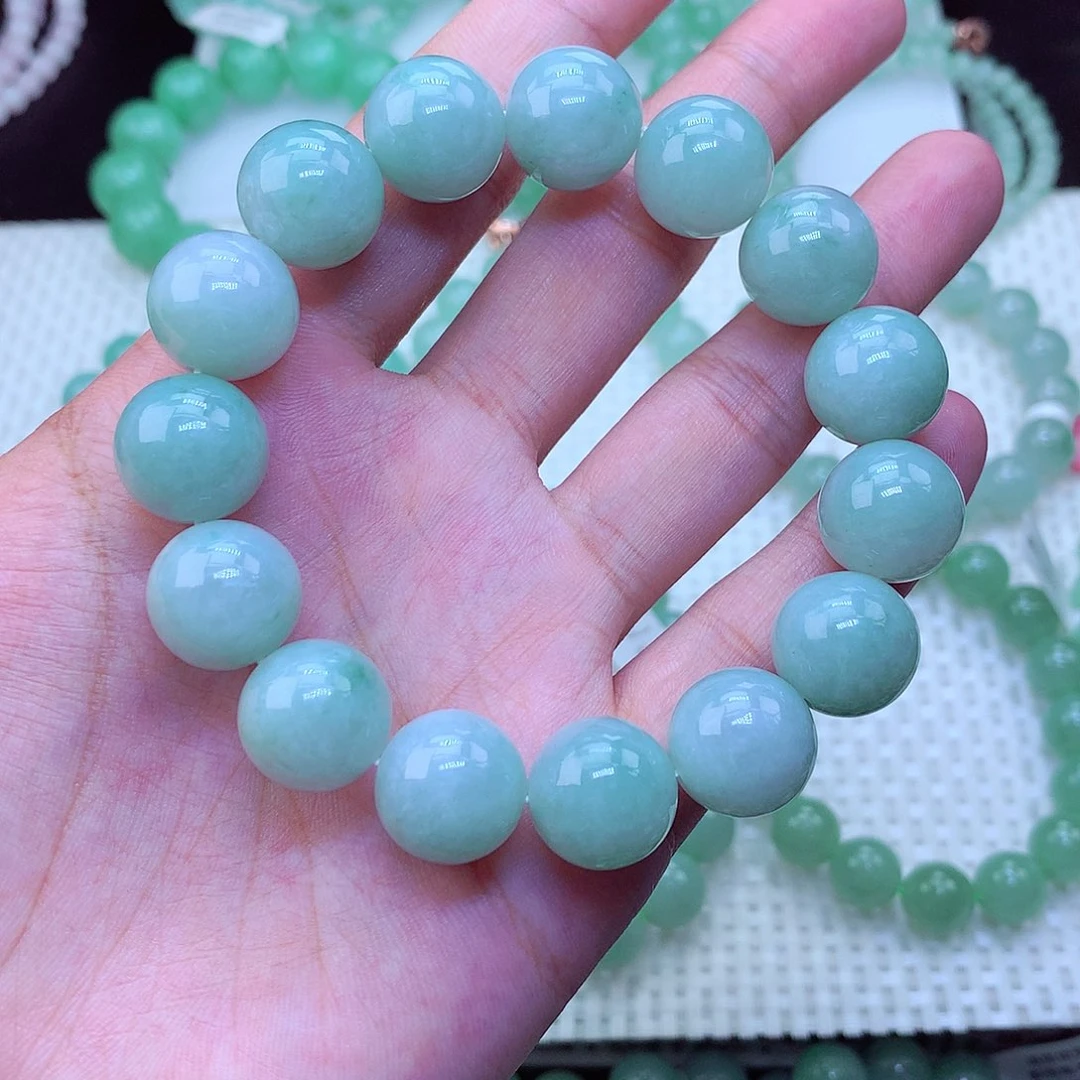 翡翠未镶嵌毛衣链卡14.8