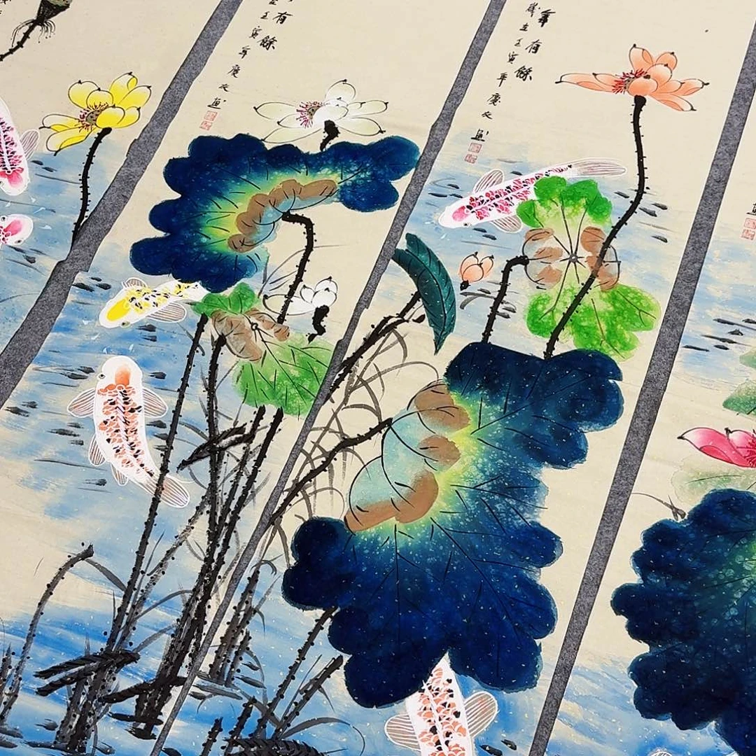 国画事事如意万事顺利