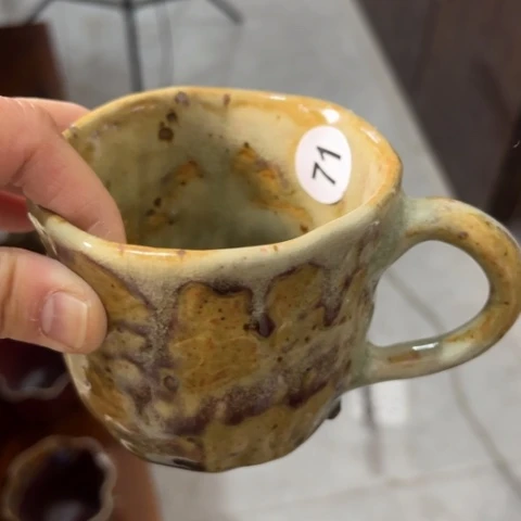 碗L***姐手捏餐具茶具壶承咖啡杯