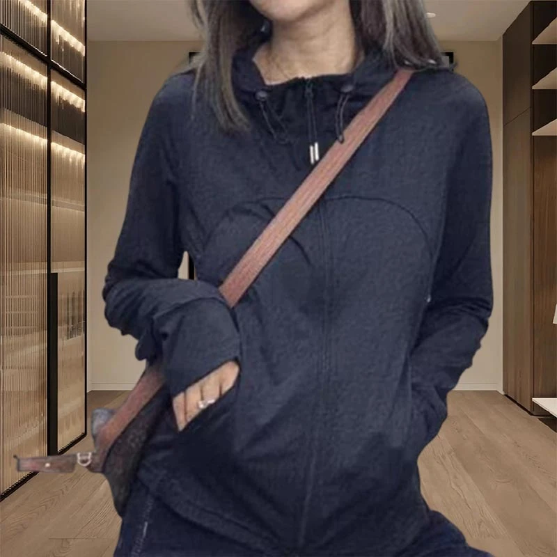 2025年夏季新款女装时髦小众防晒衣薄款透气通勤防晒衫外套长袖潮