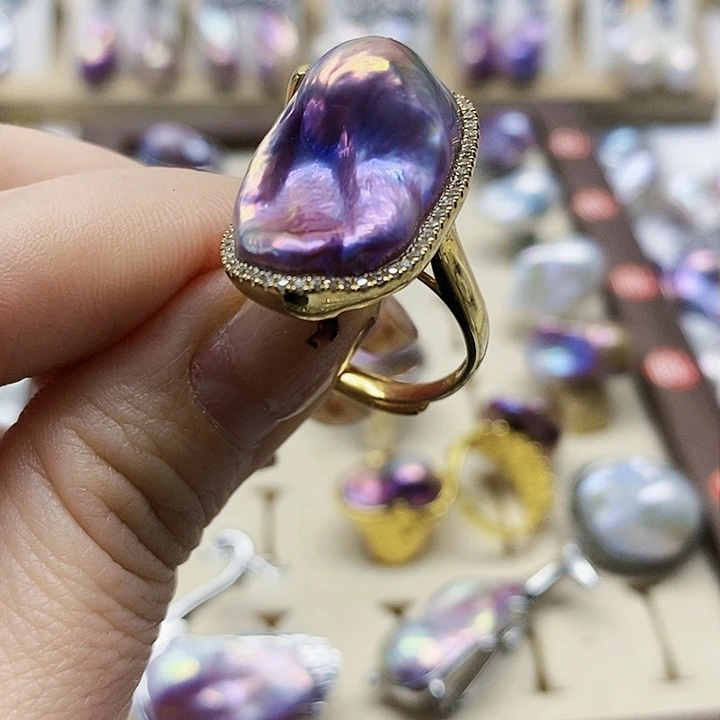 银S925镶嵌耳饰淡水珍珠幽**唇