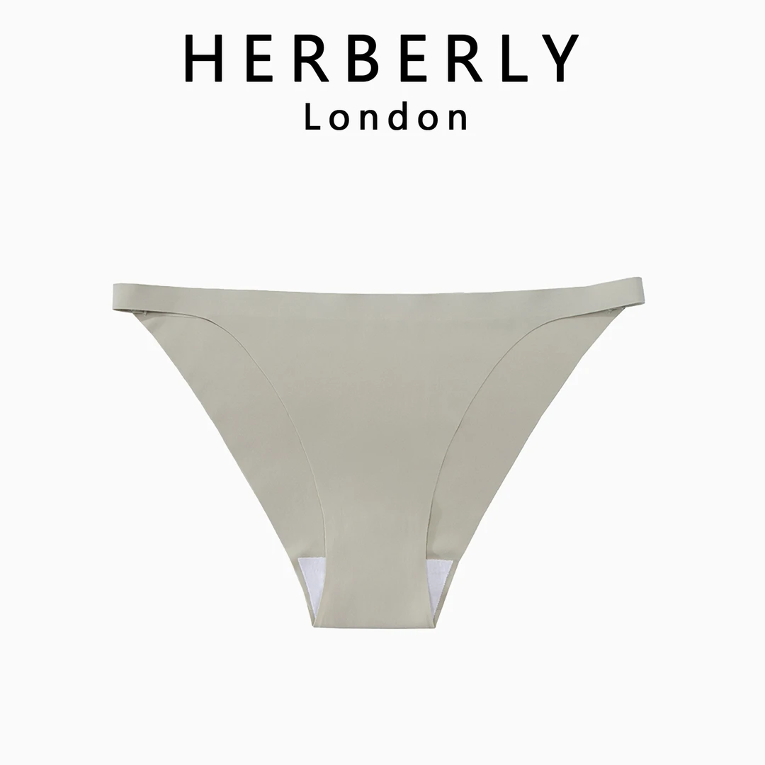 英国 HERBERLY 七夕送女友礼物性感纯欲低腰隐形细带比基尼三角裤