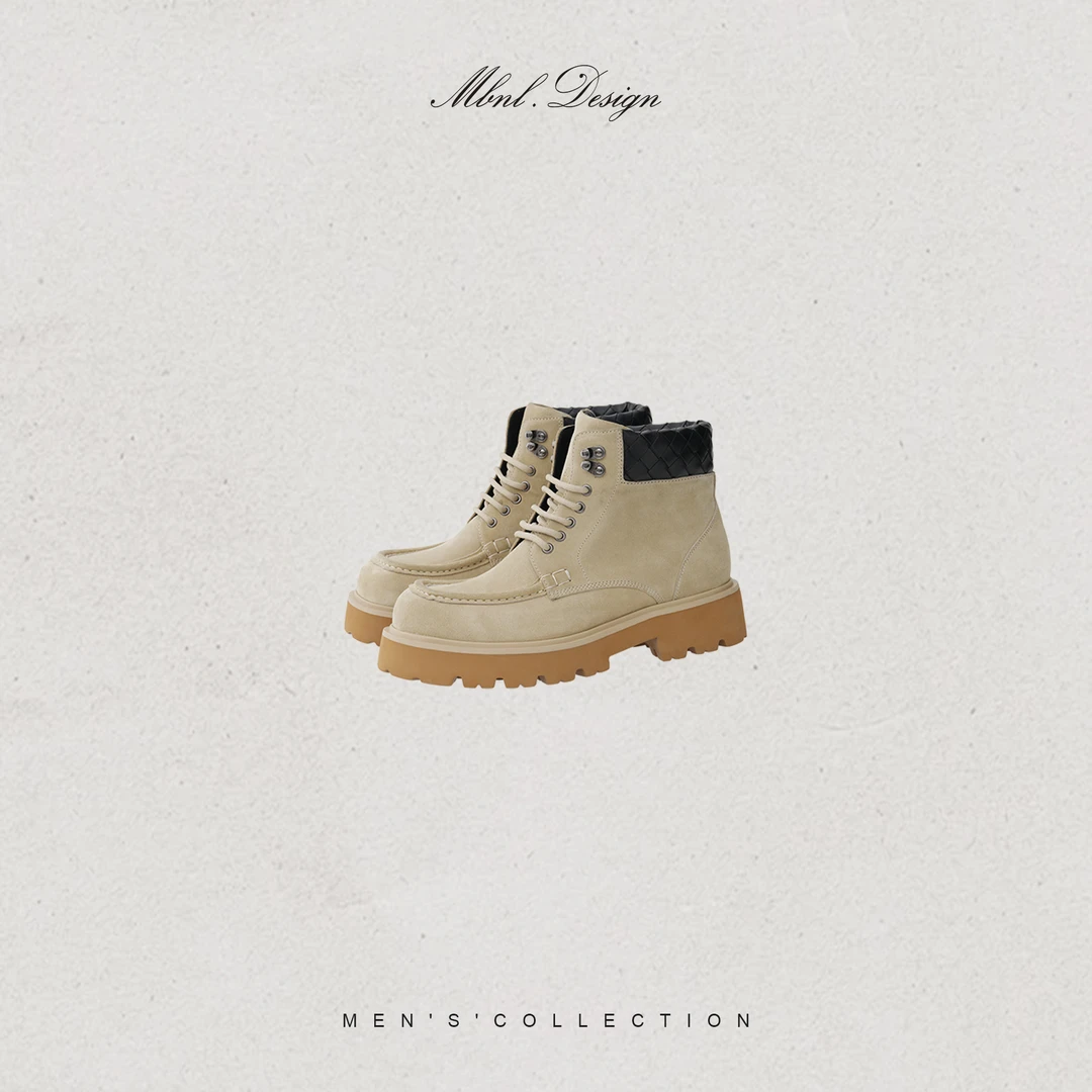 MBNL-F「Botte」秦磊男装牛反绒牛皮内里软弹雪地靴LL-WXZ9046