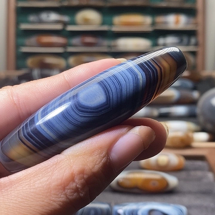 植***学玛瑙/玉髓未镶嵌吊坠(不含链)