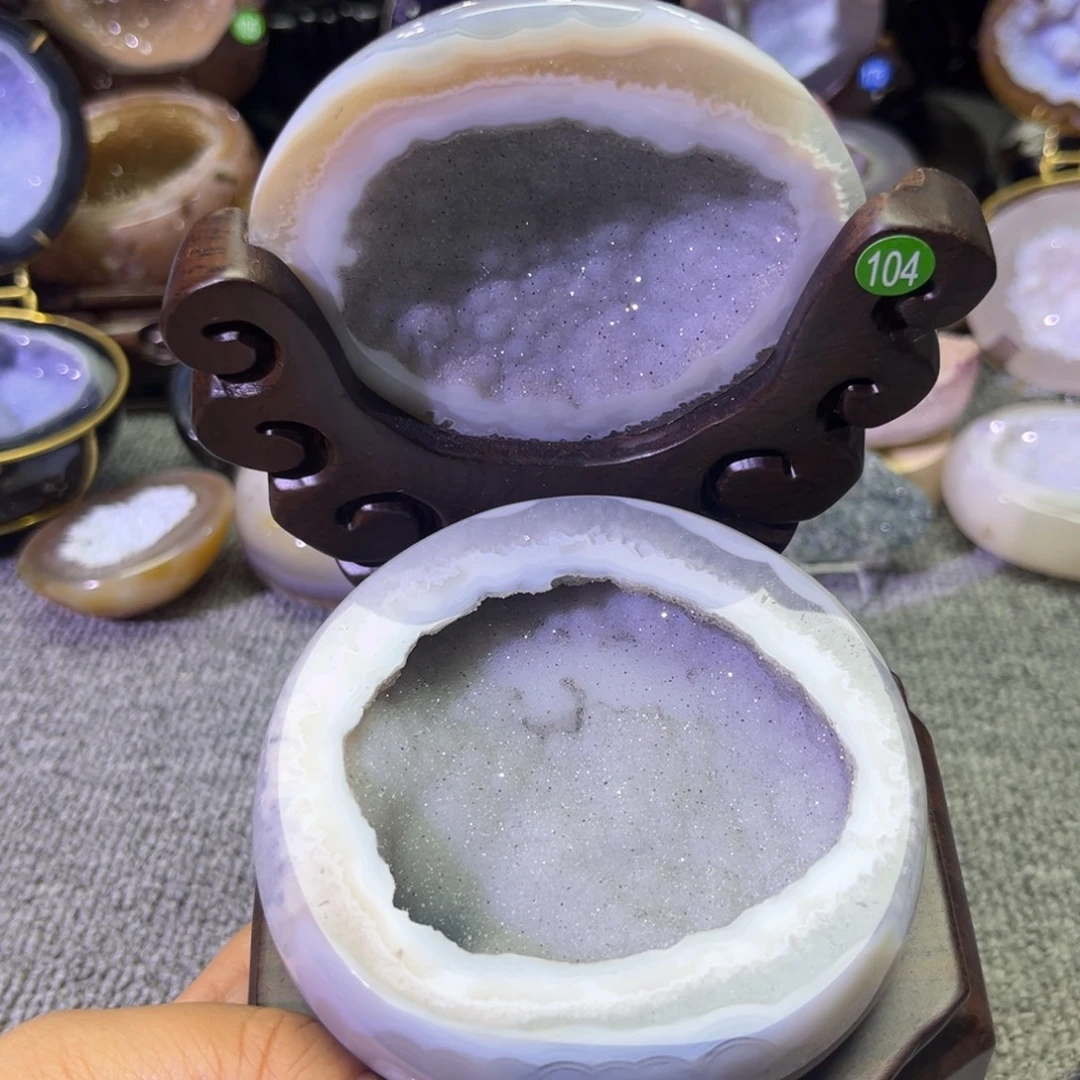 未镶嵌摆件紫晶水晶