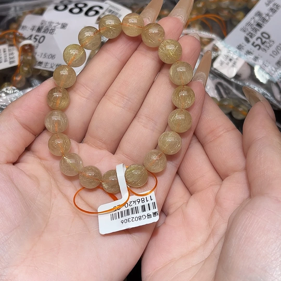 未镶嵌手串水晶?卡10