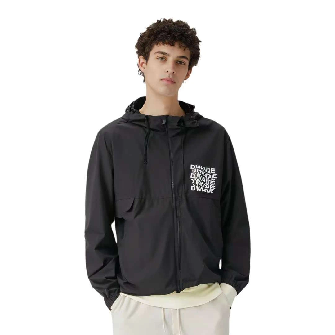 《B品以直播展示为准》李宁韦德系列轻薄连帽开衫卫衣外套AFDT319