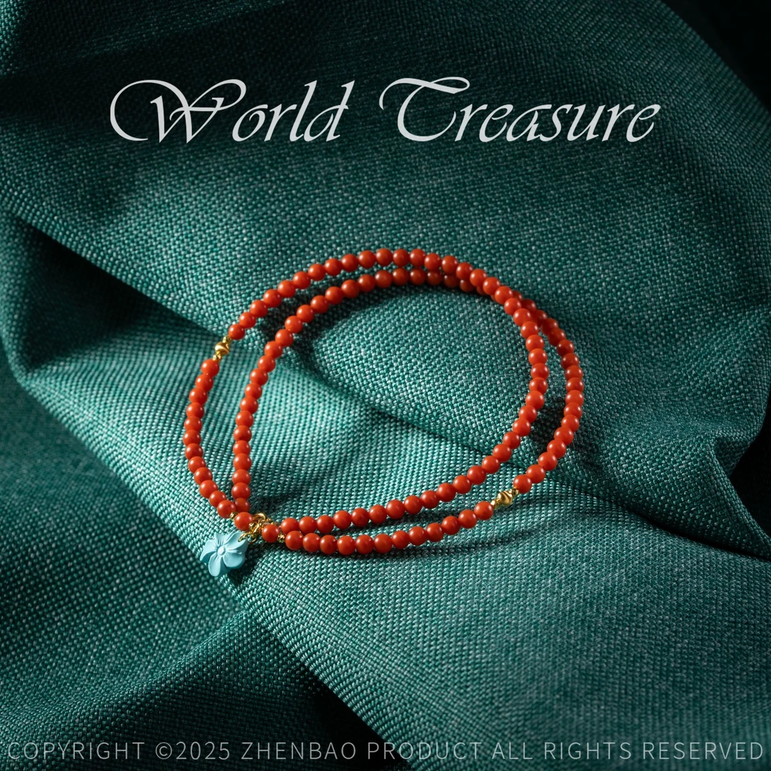 【世间臻宝】南红保山DIY小米项链/Q3317/3m/42cm/多样性发一件/10