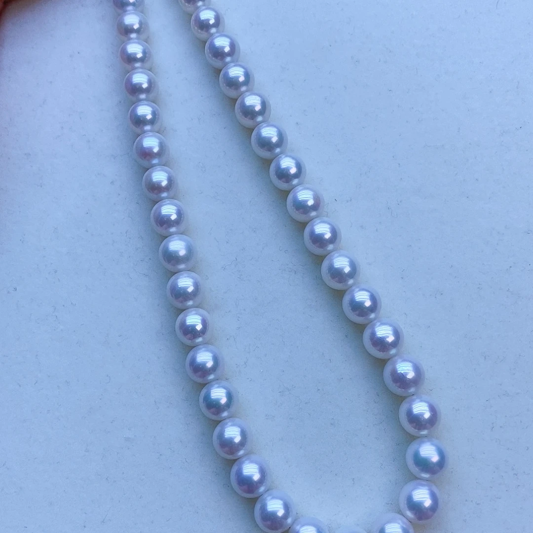 经***云颈饰银S925镶嵌淡水珍珠