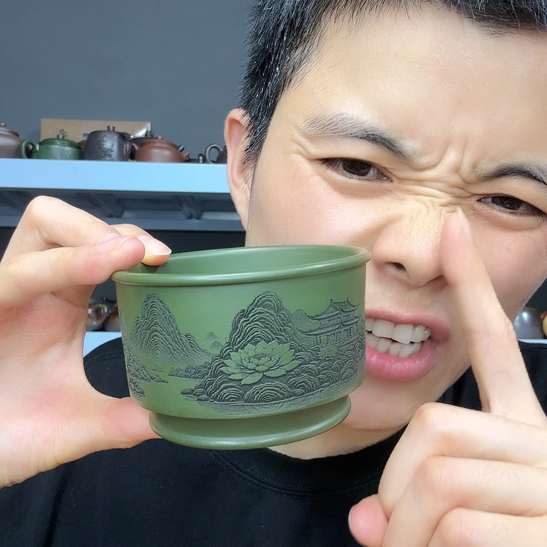 茶壶紫砂民间手艺人全手工制作