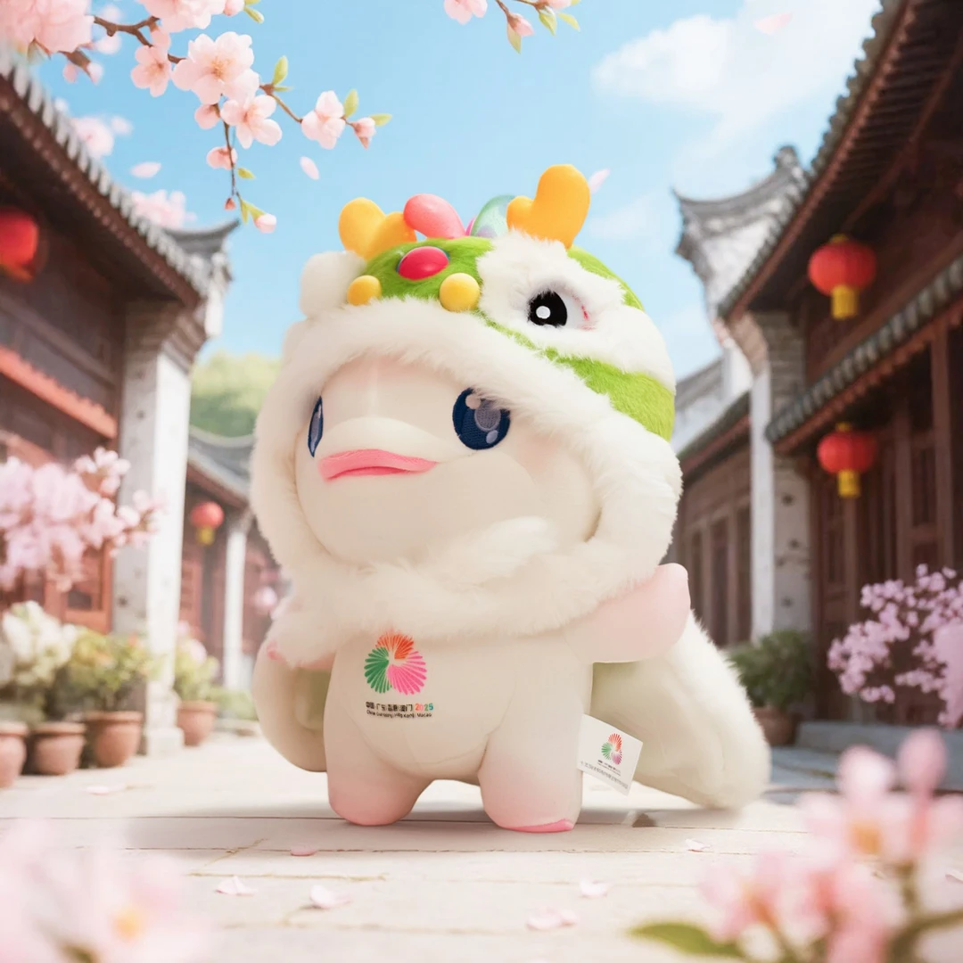 全运会官方正品.喜乐四季醒狮披风-春秋款-夏冬款