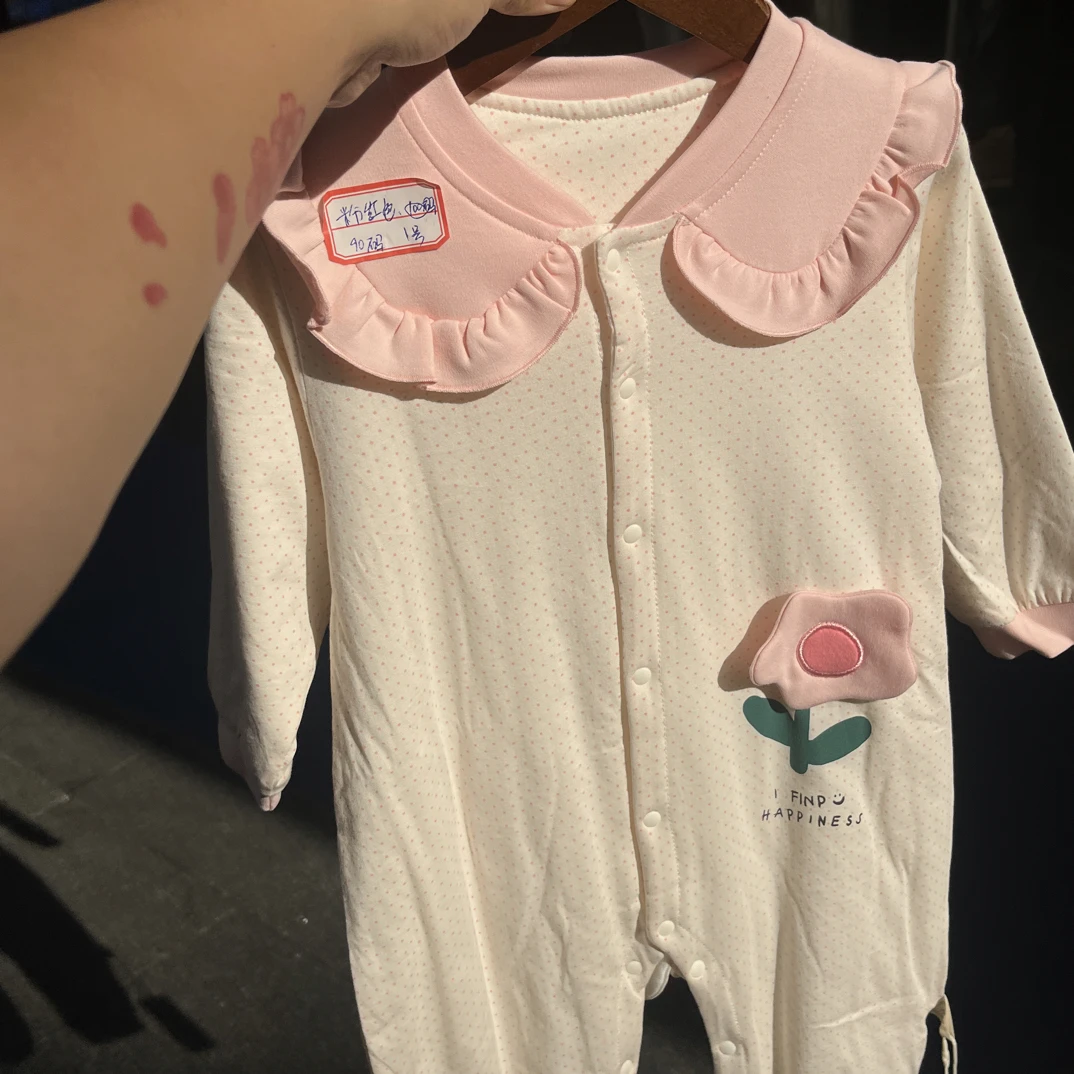 长袖通用秋冬款A类哈衣爬服连体衣娃娃领外出服