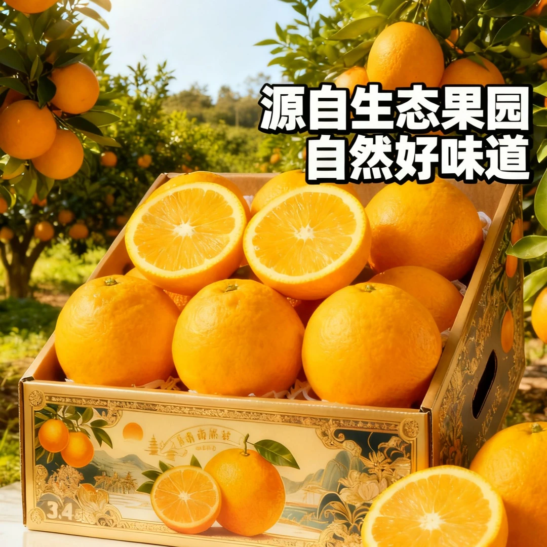 赣南脐橙商品果优质果（送刨橙器）黄建华（破损/很酸/干涩包运费退）