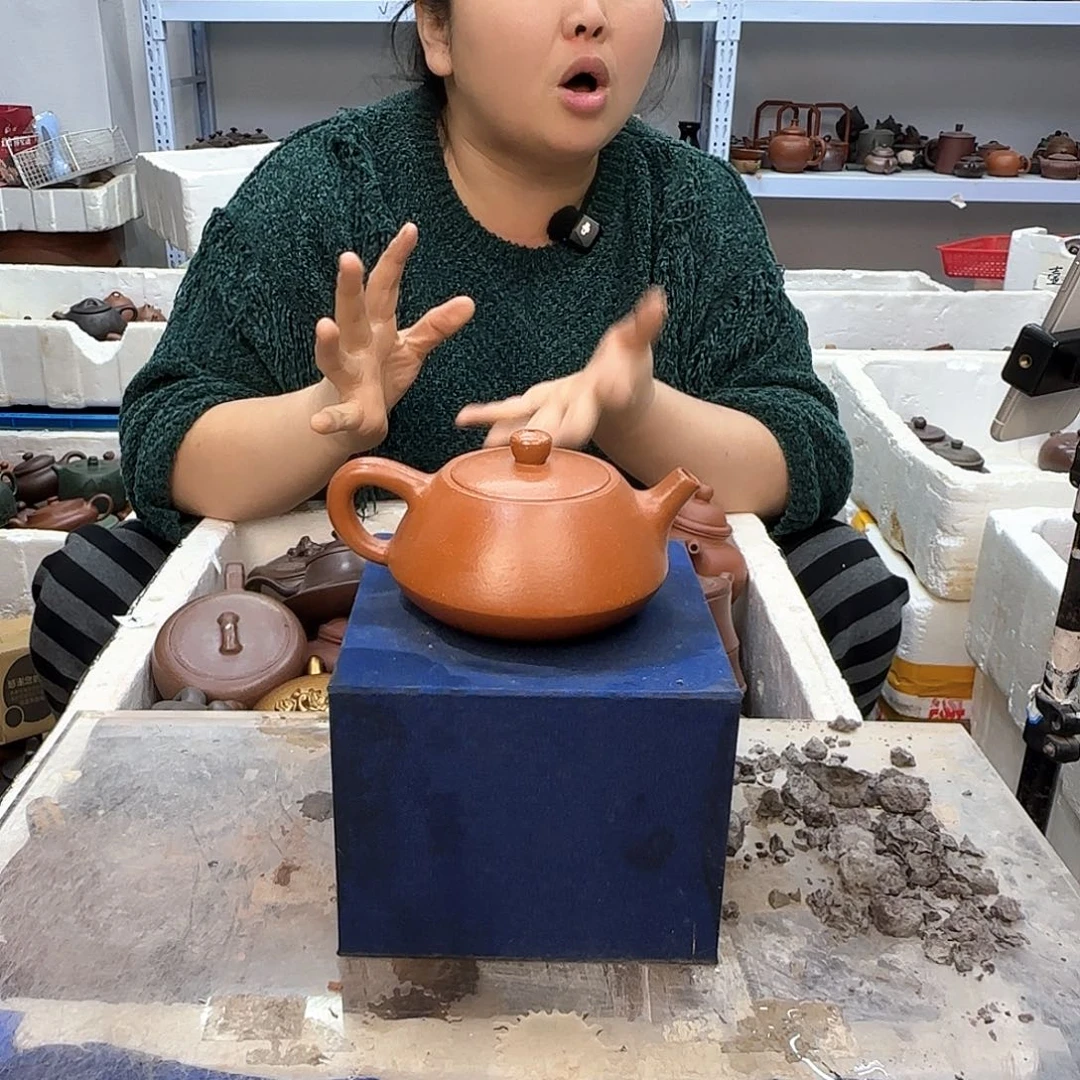 茶壶紫砂宜兴紫砂壶瑕疵处理