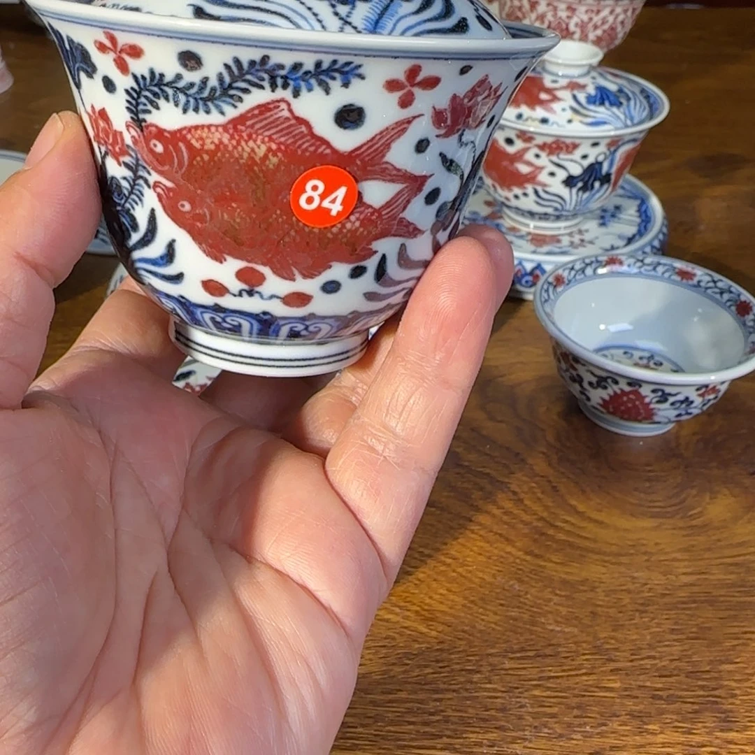 景德镇原矿釉里茶具