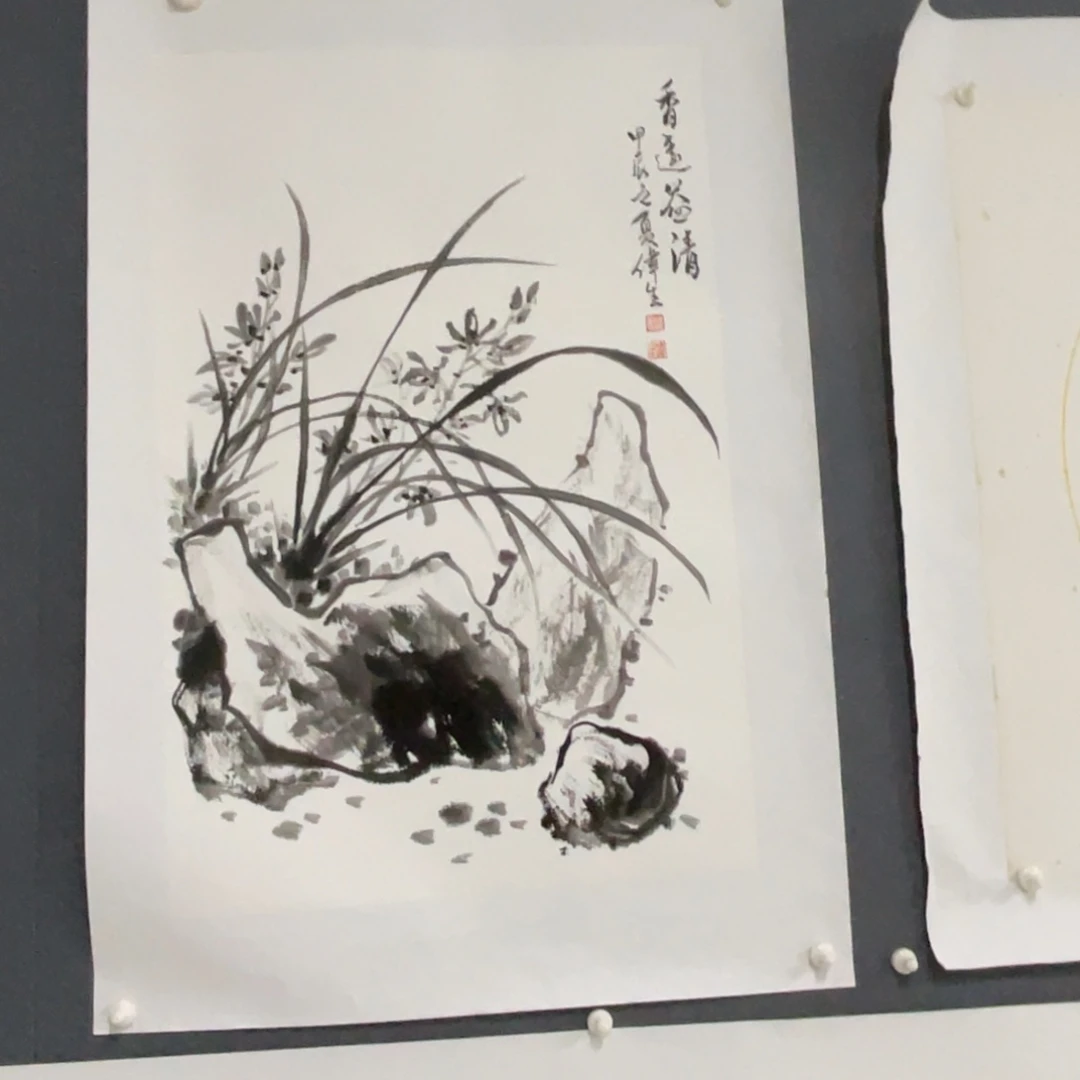 国画何伟生老师绘画