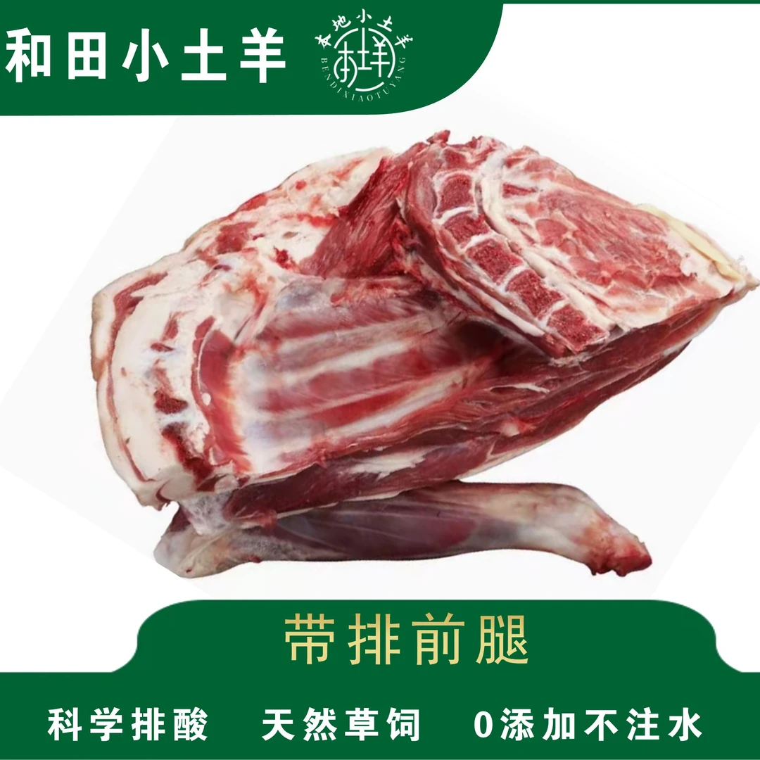 包邮新疆和田滩羊羊肉本地土羊羊前腿带排新鲜香嫩正宗散养套餐