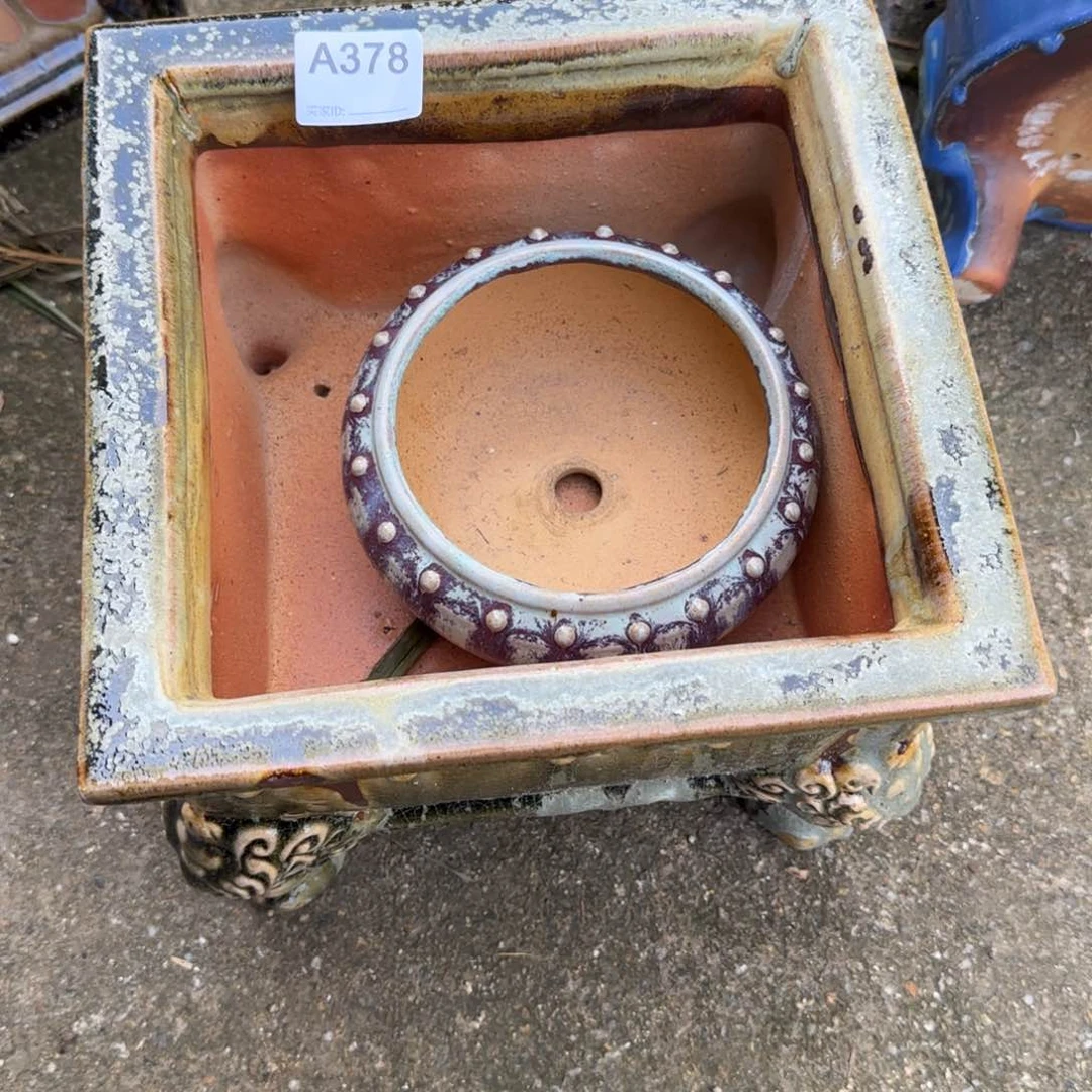 紫砂花盆陈*378瑕疵品